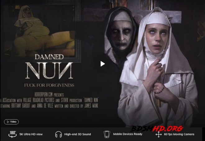 Damned Nun in 180° X + 5K (X Virtual 63) - X Virtual, Horror Porn - 2019 - UltraHD/2K