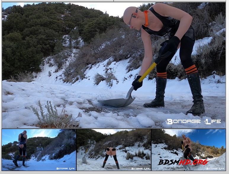 Lets Shovel Some Snow! Rachel Greyhound - BondageLife - 2022 - HD
