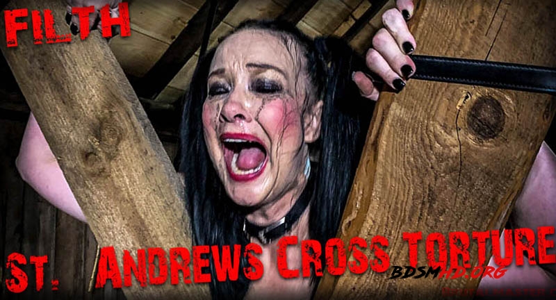 Saint Andrews Cross Torture - Slave Filth - BrutalMaster - 2022 - FullHD