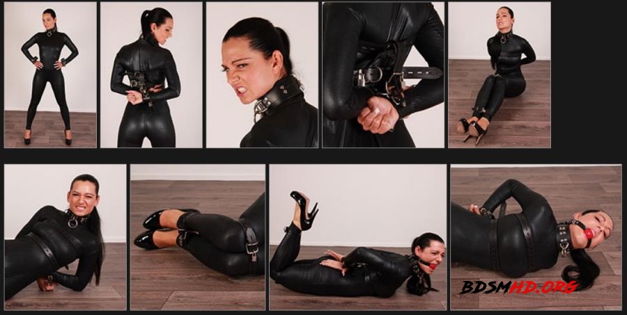 Catsuit and leather straps - Nicole - BeltBound - 2022 - HD