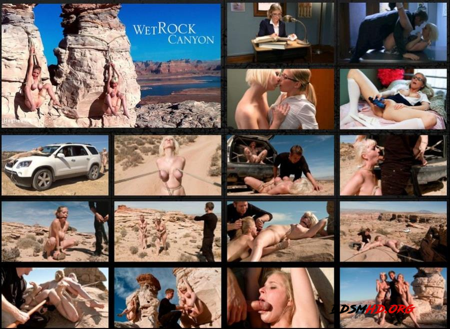 FEATURE SHOOT : WET ROCK CANYON - Danny Wylde , Cherry Torn,Penny Pax - HogTied - 2024 - HD